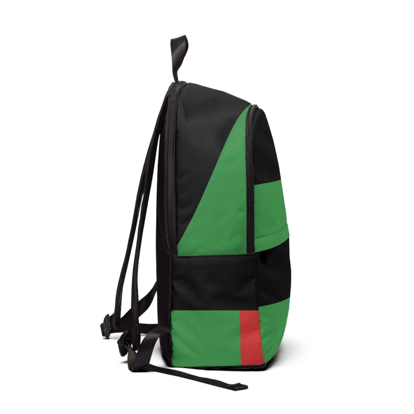 Fashion Backpack Waterproof Black Red Green Stripped
