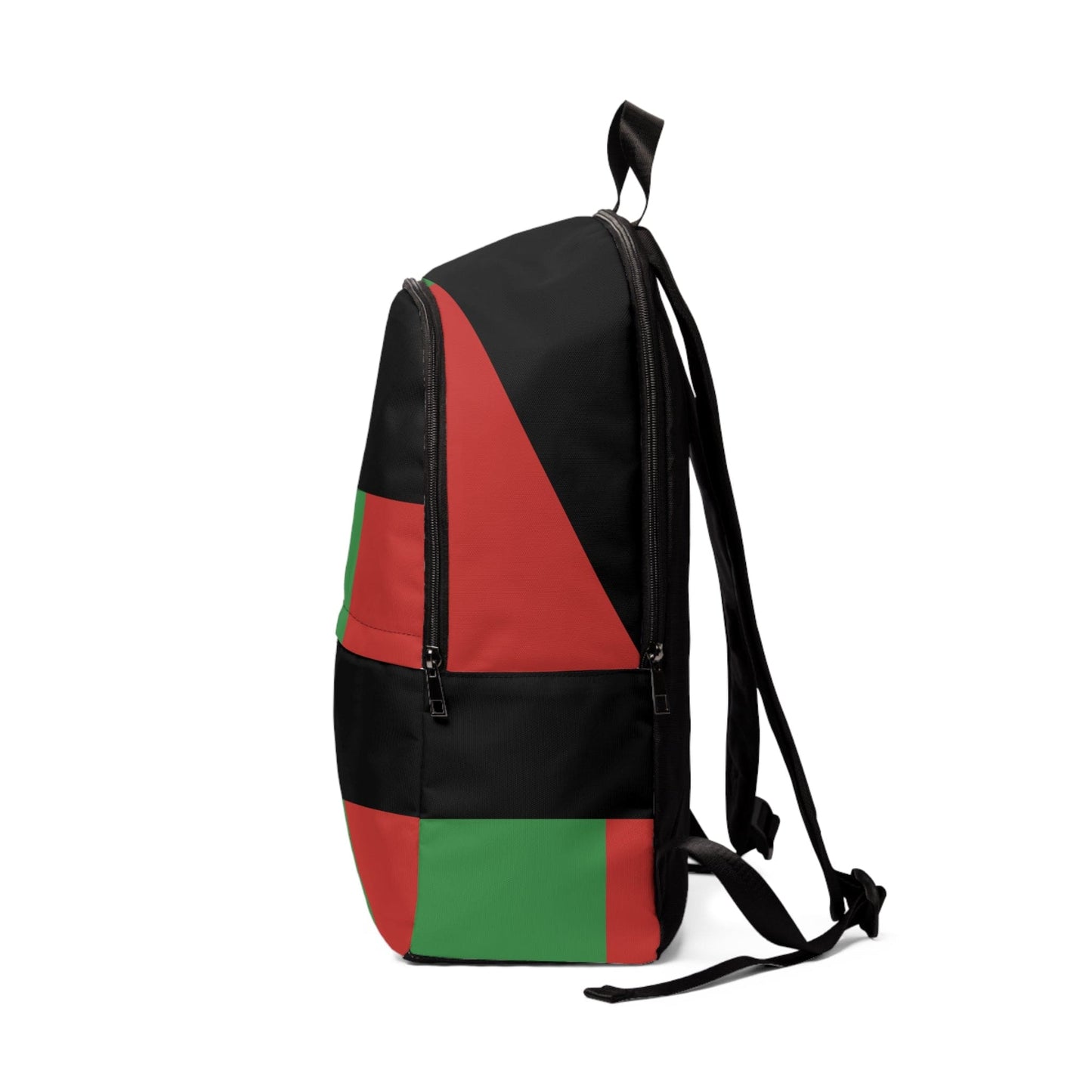 Fashion Backpack Waterproof Black Red Green Stripped